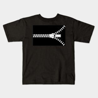 Reißverschluß Zipper funny Design Geschenk Kids T-Shirt